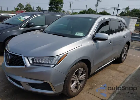 2020 Acura Mdx Standard из США, поврежденный, VIN 5J8YD3H39LL016466